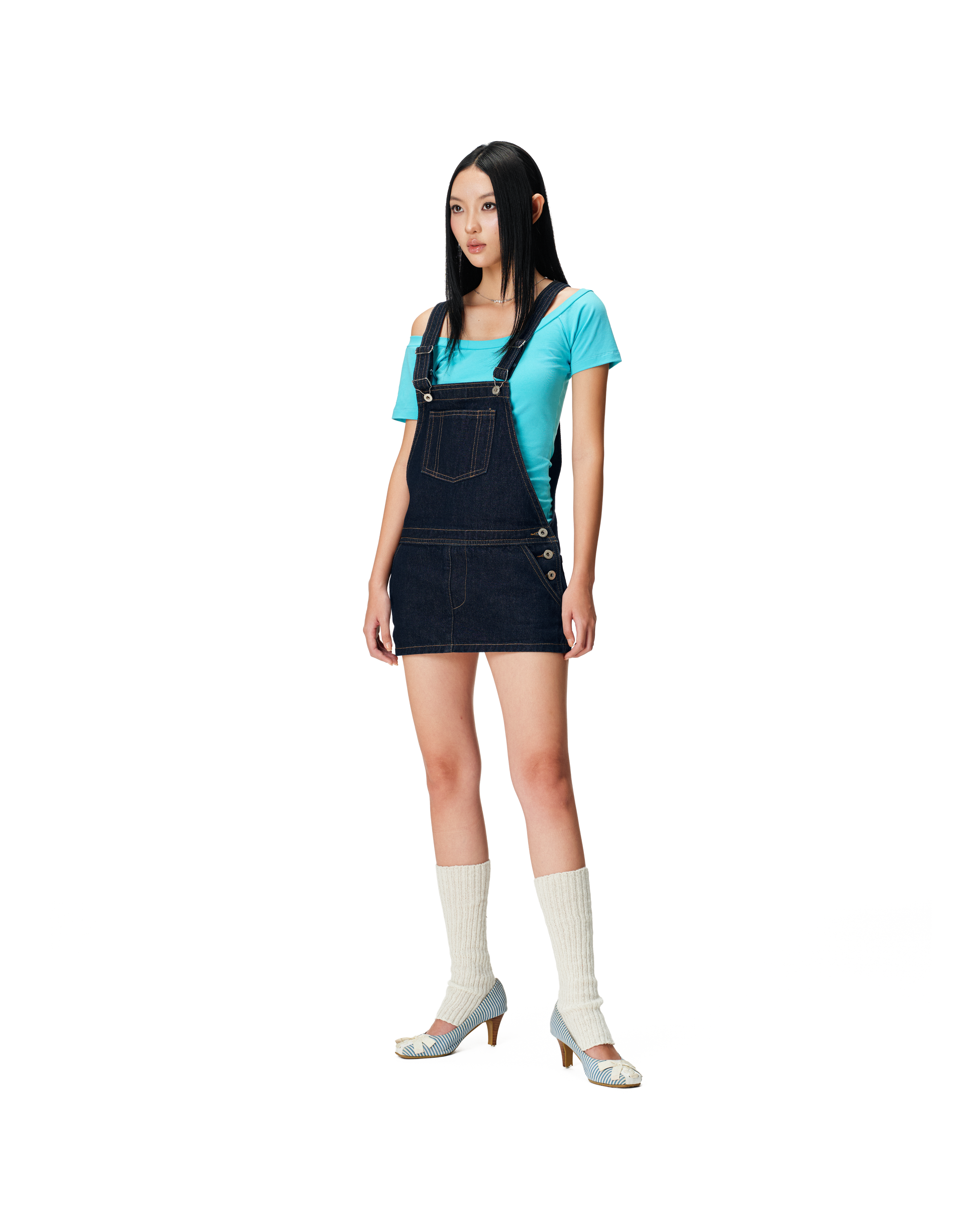 DOLL MINI SKIRT OVERALLS