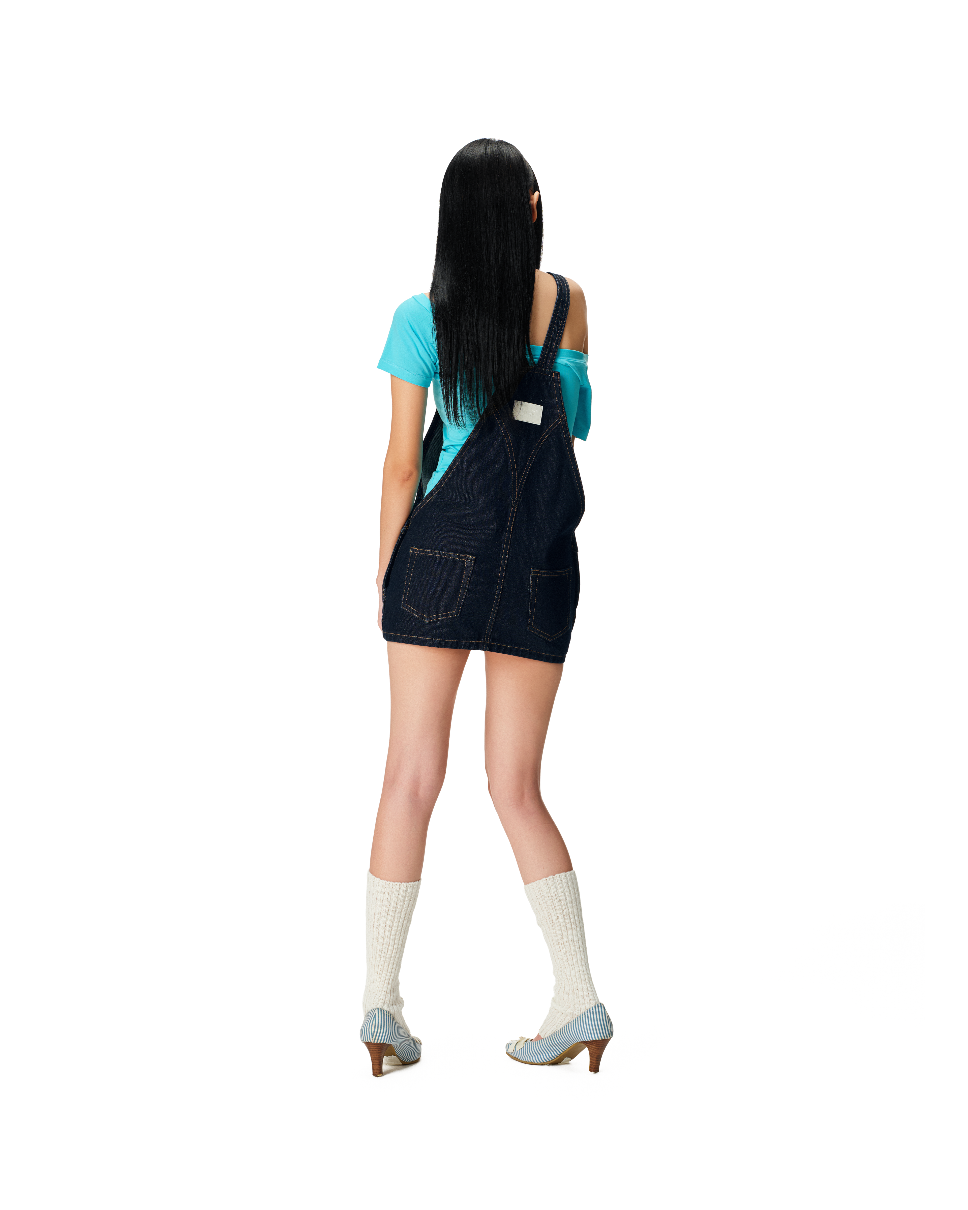 DOLL MINI SKIRT OVERALLS